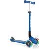 Globber PRIMO FOLDABLE LIGHTS, 3 Wheel Scooter, Navy Blue