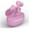 Sbs Auricolari microfono bluetooth MUSIC HERO X Beat Tws Pink MHTWSBEATBTNORP