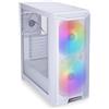 Lian-Li Case computer desktop ATX Lian-Li LANCOOL 215WHITE Bianco Multicolore