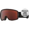 Atomic AN5105650 Count JR Orange, Maschera da Sci per Bambini, Junior Fit, Montatura Live Fit, Compatibile con Occhiali da Vista, Nero/Arancione