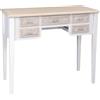 GC SCRIVANIA SCRITTOIO 5 CASSETTI SHABBY CHIC TAVOLO TAVOLINO CONSOLLE 90*40*h79 cm