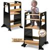 Baby Vivo Torre di Apprendimento Legno Montessori per Bambini Learning Tower