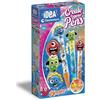 Clementoni Idea - Create Your Pens: Monster, Laboratorio delle Penne Personalizzate, Kit Creativo per Bambini 6+ Anni, con 3 Penne Personalizzabili con Inchiostri e Accessori, 18828