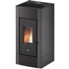 Cadel Stufa pellet 8,5kW CRISTAL 9 T1 Antracite 5 stelle Classe A+ 7025035