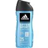 adidas After Sport, gel doccia 3 in 1, da uomo, 250 ml