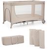 Does not apply Kinderkraft JOY 2 Lettino Bambino 2 in 1, Culla Viaggio, Pieghevole, Giocattoli,