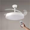 Ventilatore Da Soffitto Otah Led Bianco 107cm 70w LM8843