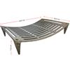LUNAWAY CAST IRON Brucialegna 64x45 e 45x32 Portalegna in Ghisa braciere per Termo Camino e Stufa