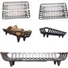 LUNA WAY CAST IRON Brucialegna 68 x 20 / 40 cm Portalegna in Ghisa per Termo Camino e Stufa
