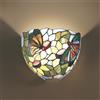 Perenz Applique Tiffany In Vetro Decorato Multicolor H.21 Cm