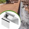 Cazzuola per cordoli da giardino, cazzuola per cemento portatile in acciaio