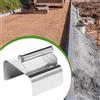 Cazzuola per cordoli da giardino, cazzuola per cemento portatile in acciaio