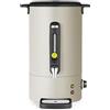 HENDI Bollitore per bevande calde 16L UNIQ, dispenser acqua calda con parete singola, per vin brulè e acqua bollente, fino a 100°C, 230V, 50/60Hz, 1650W, 357x380x(H)502mm, bianco sporco, Inox, PP