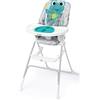 Baby Einstein Ocean Explorers Seggiolone Pieghevole Compatto per Merenda e Giochi d'Acqua, con Tappetino d'Acqua, Cintura di Sicurezza a 5 Punti, da 6 Mesi in Su, Unisex