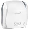 Velvet CARE Sp. z o.o. Velvet AutoCut - Dispenser per asciugamani, per ufficio, bagno, igienico, da parete, elegante, 371 x 221 x 330 mm, ABS/bianco