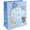 Eurowrap 35389-2C - Baby Boy, borsa grande 26,5x14x33 cm - CONF. 6
