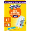 Swiffer Duster Piumini Cattura Polvere, 1 Manico XXL e 2 Piumini, Cattura e Intrappola Polvere e Sporco, Raggiunge I Punti più Difficili della Casa, Maxi Formato