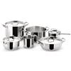 Lagostina Batteria pentole Inox 10 pz SFIZIOSA Cromo lucido 010740600010