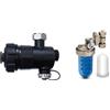 WK - Kit Salva Caldaia Composto da Filtro Defangatore Magnetico, Dosatore di Polifosfato Ruotabile e una Pastiglia di Polifosfato, Ideale come Anticalcare e Anticorrosivo