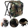 Zaino da pesca Oxford 2 in 1, borsa campeggio, sgabello pieghevole, sedia, set