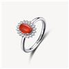 BROSWAY FANCY ANELLO DONNA ARGENTO925 AGATA E ZIRCONI FPR140C PASSION RUBY N.14