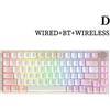 Tastiera meccanica AKKO Cinnamoroll 5075B Plus PBT RGB a tre modalità, regalo pe