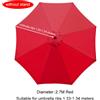Telo di ricambio per ombrellone da giardino, 2 m, 2,5 2,7 3 copertura 3x2 6 o 8