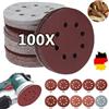 Dischi abrasivi eccentrici 125mm 8 fori Set carta abrasiva velcro P80-P3000