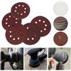 100 DISCHI ABRASIVI GRANA 80-3000 PER LEVIGATRICE ORBITALE 5" 125 MM#