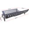 LUNAWAY CAST IRON Portalegna 68 x 57 x 15h Brucialegna in Ghisa braciere per Termo Camino e Stufa
