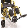 Moretti Spa Coppia pedane elevabile per Sedia a Rotelle Carrozzina serie KIDDY modello CP88