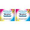 Regina Rotoloni Regina - 4 Maxi Rotoli di Carta Igienica, 500 Fogli a 2 Veli, Lunghi Più del Doppio dei Normali Rotoli, 50% in Plastica Riciclata, Carta 100% Certificata FSC® (Confezione da 2)