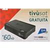 TELE System DECODER HD TIVUSAT SENZA SCHEDA SENZA TESSERA TELESYSTEM TS9018HEVC