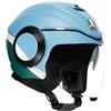 AGV CASCO ORBYT MULTI XS BLOCK MATT IRON BLUE/GREEN/WH