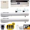 FAAC HANDY S418 KIT AUTOMAZIONE CANCELLO BATTENTE 24V + COPPIA FOTOCELLULE