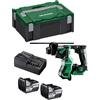Hikoki Martello Perforatore HIKOKI DH18DPAWPZ (2 x 5,0 Ah + UC18YFSL + Valigetta HSCII)