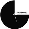 Homemania Pantone by Homemania PWATCH049005 Orologio Slice, Metallo, Nero/Bianco, 40 x 0.15 x 40 cm
