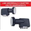 Inverto Convertitore Satellitare Illuminatore Parabola Lnb 4 Uscite Universale Inverto *