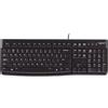 Logitech Tastiera Logitech USB Layout US Nera (920-002479)