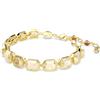 Swarovski Bracciale Swarovski Millennia 5720912 Bracelet Donna Dorato Cristalli Tennis