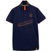 GIVOVA Polo da uomo in cotone Givova blu arancio