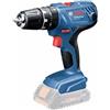 Bosch Professional GSB 18V-21 -Trapano a percussione a batteria senza batteria