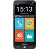 BRONDI AMICO VERO 4G+FLIP COVER SMARTPHONE PER ANZIANI TASTO SOS NERO