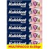 Kukident Plus Barriera Anti-Cibo Crema Adesiva per Protesi Dentali Totali e Parziali, Sapore Neutro. Confezione da 6x35g