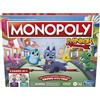 Hasbro Gaming Monopoly Junior Board Game, 2-Sided Gameboard, 2 Games in 1, Monop