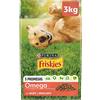 Friskies Omega Bue e Pesce 3 kg [Confezione da 4] -Totale: 12 kg, 4 x 3 kg, 12000 unità