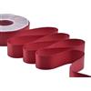 Furlanis - Nastro Doppio Raso con Tirante Laterale, Tessuto Italiano - Amaranto, 30 mm x 25 m