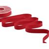 Furlanis - Doppio Raso Opaco, Nastro per Decorazioni, Pacchi Regalo, Bomboniere - Rosso, 15 mm x 20 m