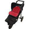 For Your Little One Coprigambe/Cosy Toes compatibile con Jane slalom, colore: Rosso