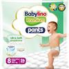 Babylino Premium Pants, Pannolini a mutandina Taglia 8 con filtrante ULTRA SOFT, Extra Extra Large (20+kg), 26 Unità